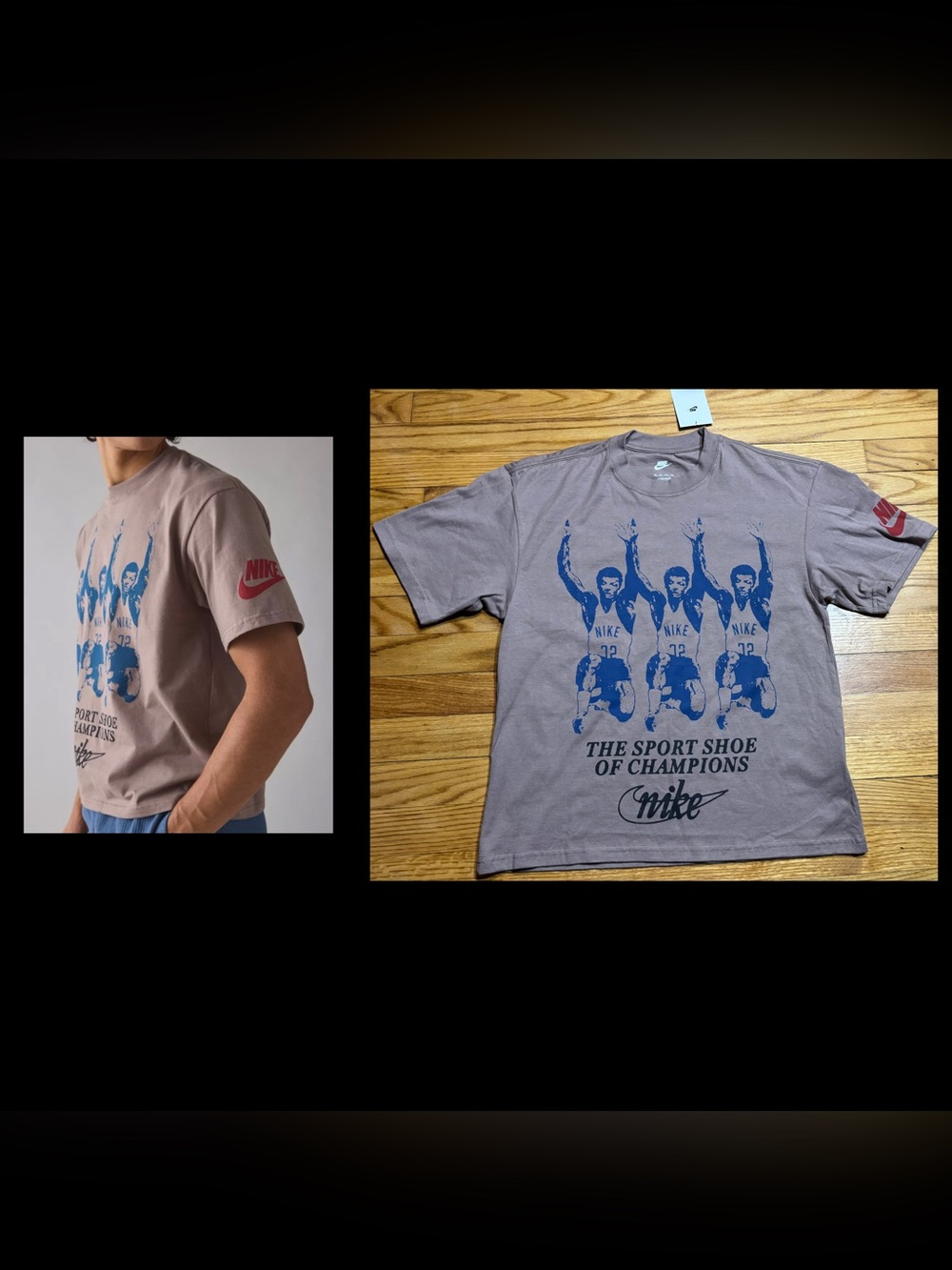 Nike Champions Graphic Boxy Tee men’s size XS New